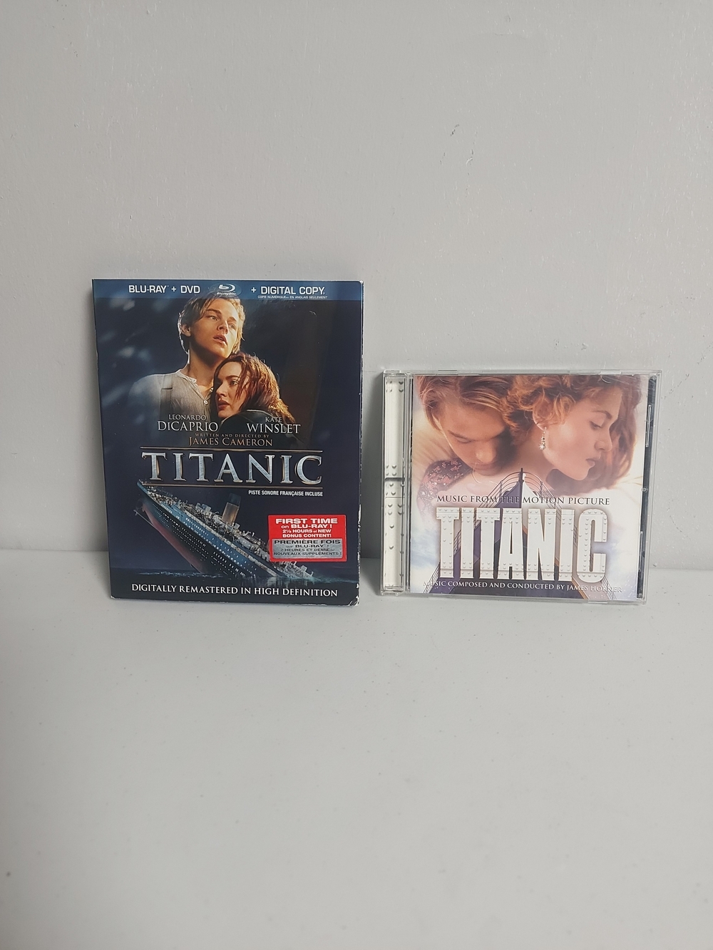 Titanic Blu-Ray/DVD Combo Pack & Original Motion Picture Soundtrack CD Set
